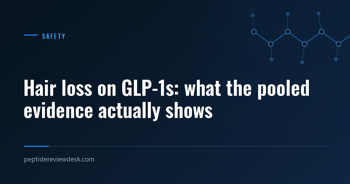 Hair loss on GLP-1s: what the pooled evidence actually shows